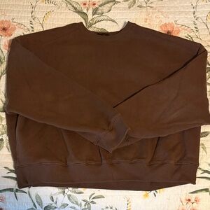 nuuds Crewneck Sweatshirt in Rich Brown